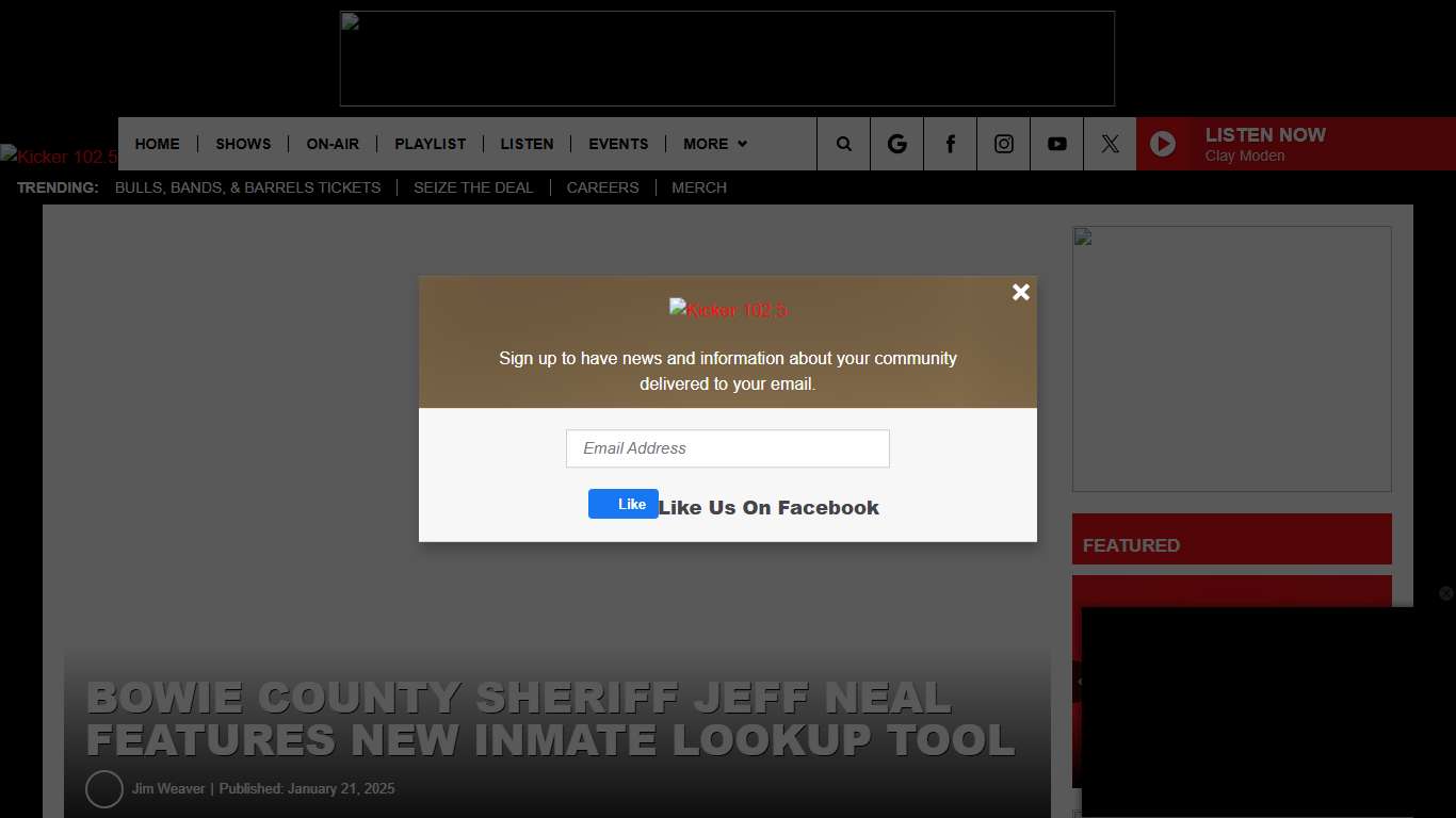 New Inmate Lookup Tool Launched By Bowie County Sheriffs Office